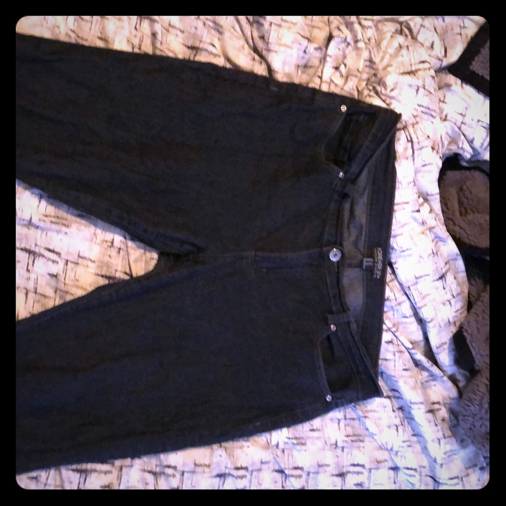 Forever 21 skinny black jeans size 16